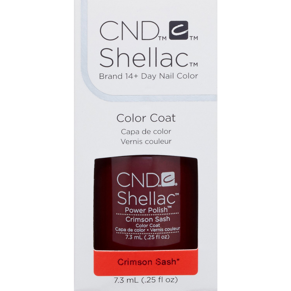 CND Shellac - Crimson Sash