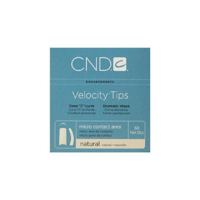 CND - Velocity Tips Natural 50pcs/pk