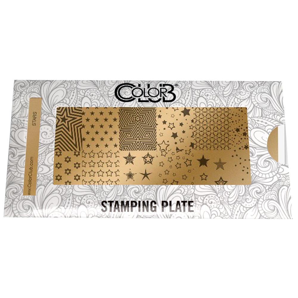 COLOR CLUB - Stars Nail Art Stamping Plate