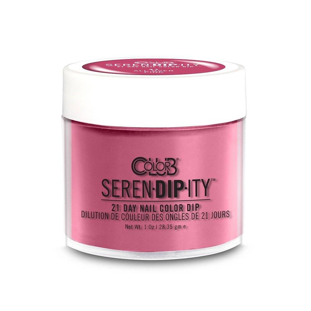 COLOR CLUB Serendipity - Dip Powder -  All Over Pink 1oz.