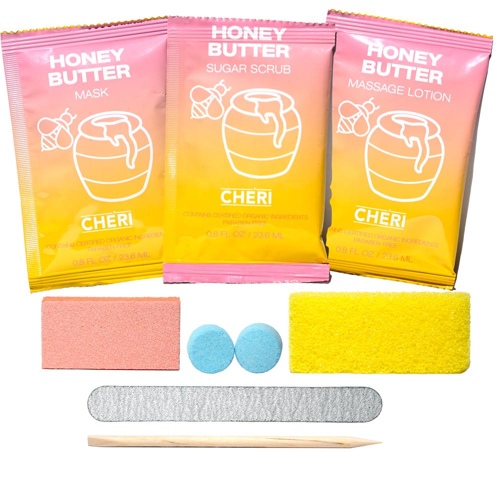 CHERI - 8 in 1 Pedicure Packets Honey Butter