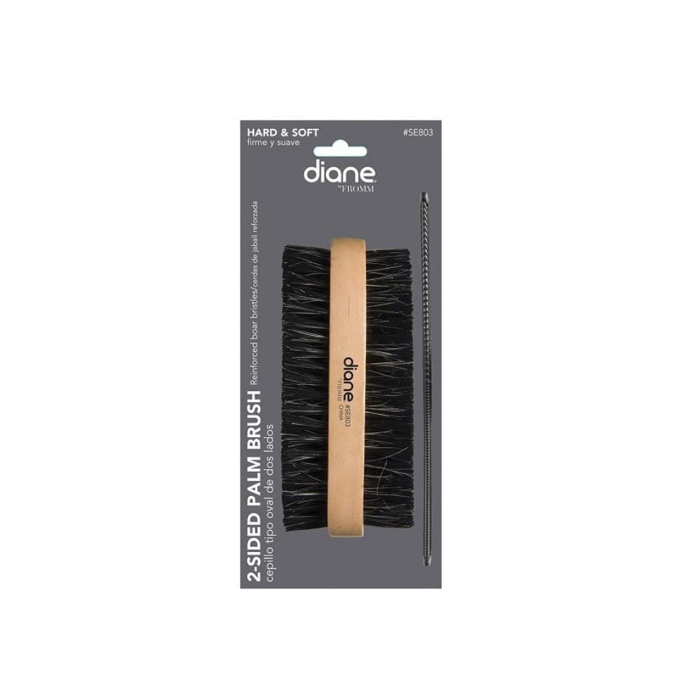 DIANE - 2-Sided Palm Brush with Free 7" Styling Comb