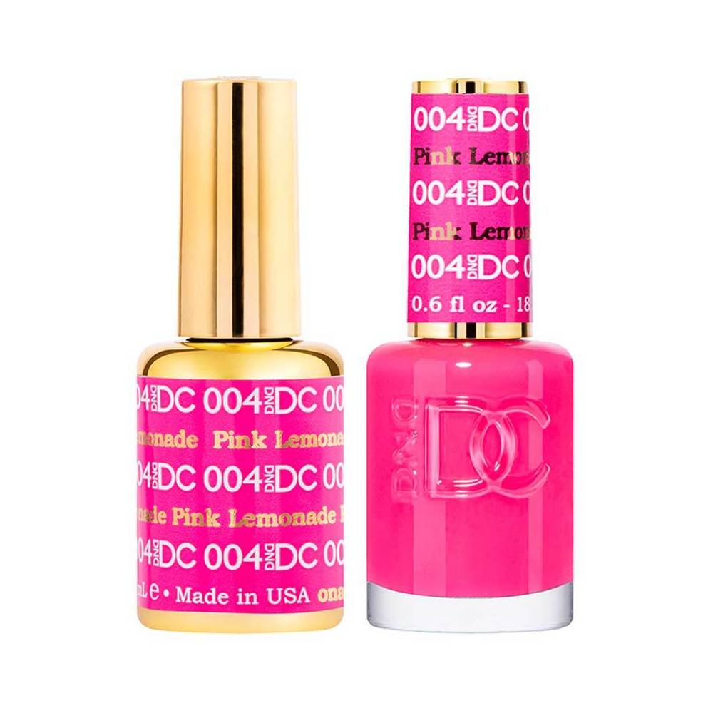 DND / DC Gel Nail Polish Matching Duo - 004 Pink Lemonade