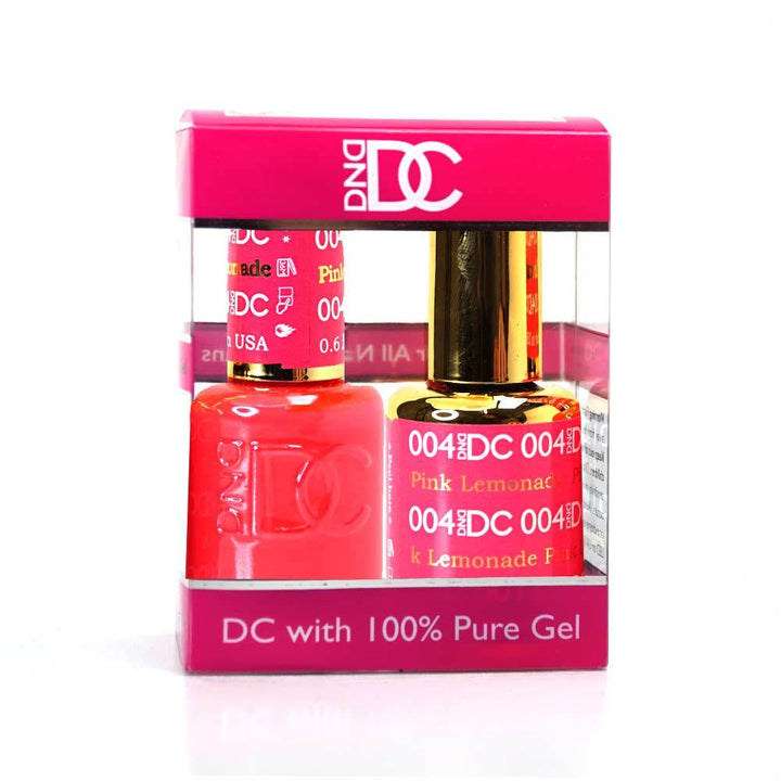 DND / DC Gel Nail Polish Matching Duo - 004 Pink Lemonade
