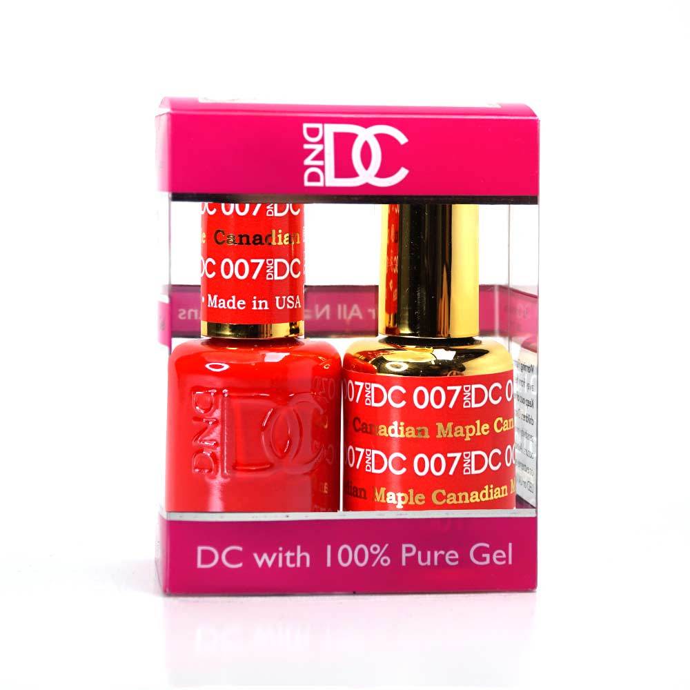 DND / DC Gel Nail Polish Matching Duo - 007 Canadian Maple