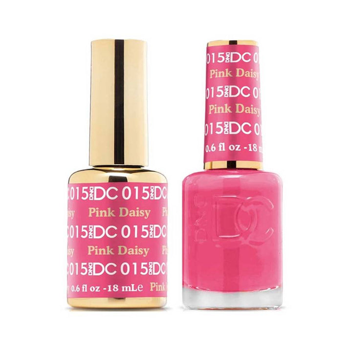 DND / DC Gel Nail Polish Matching Duo - 015 Pink Daisy