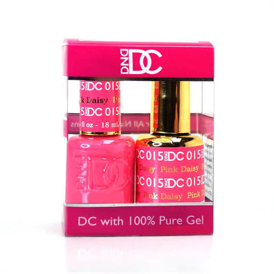 DND / DC Gel Nail Polish Matching Duo - 015 Pink Daisy