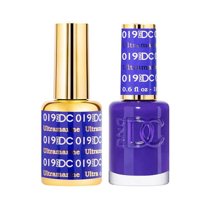 DND / DC Gel Nail Polish Matching Duo - 019 Ultramarine