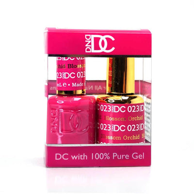 DND / DC Gel Nail Polish Matching Duo - 023 Blossom Orchid