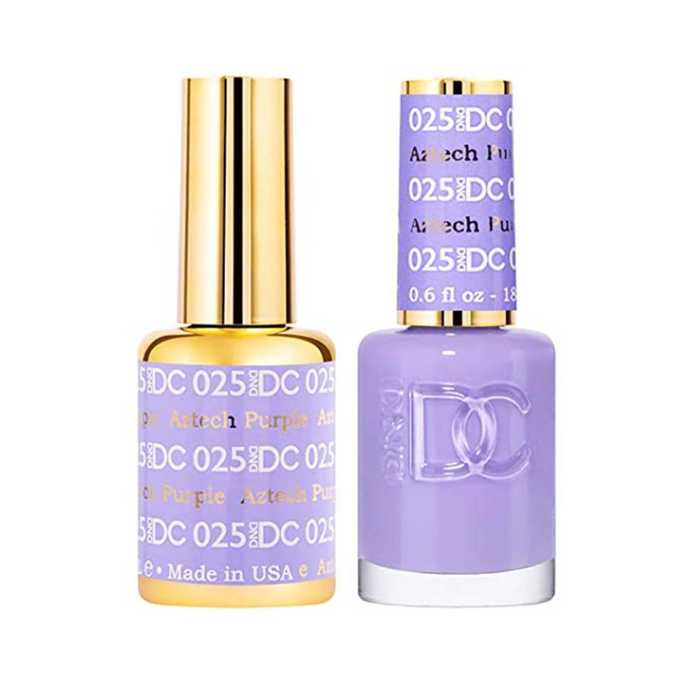 DND / DC Gel Nail Polish Matching Duo - 025 Aztech Purple