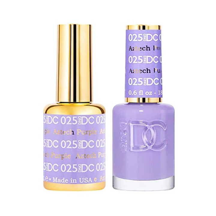 DND / DC Gel Nail Polish Matching Duo - 025 Aztech Purple