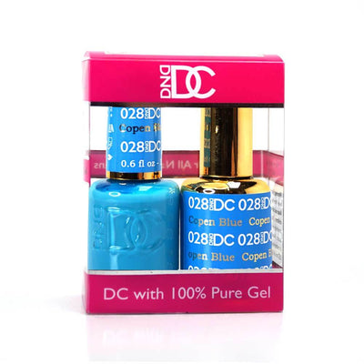 DND / DC Gel Nail Polish Matching Duo - 028 Copen Blue