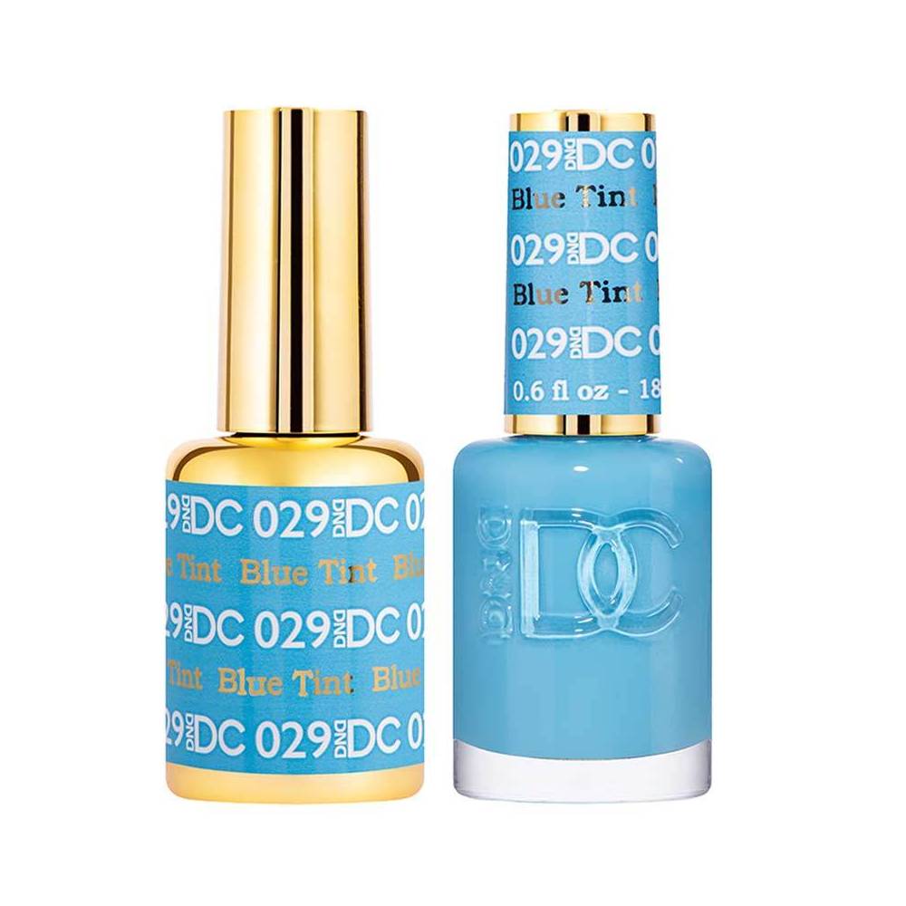 DND / DC Gel Nail Polish Matching Duo - 029 Blue Tint