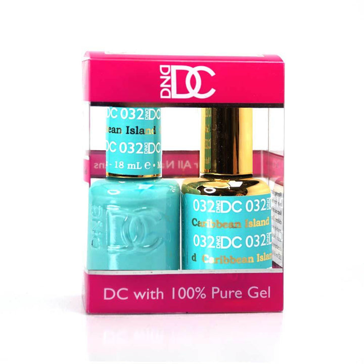 DND / DC Gel Nail Polish Matching Duo - 032 Caribbean Island