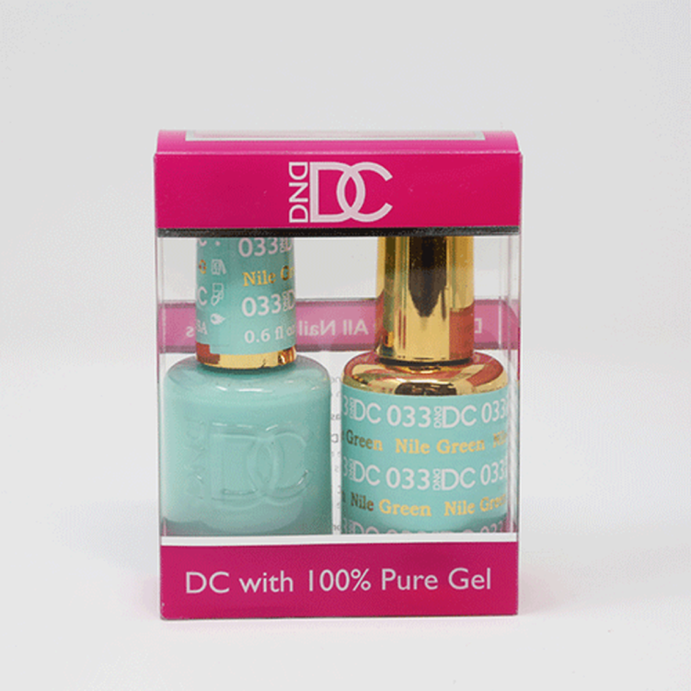 DND / DC Gel Nail Polish Matching Duo - 033 Nile Green