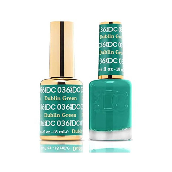DND / DC Gel Nail Polish Matching Duo - 036 Dublin Green
