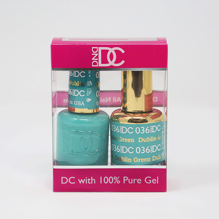 DND / DC Gel Nail Polish Matching Duo - 036 Dublin Green