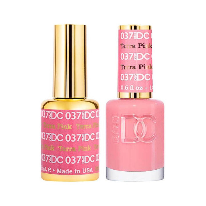 DND / DC Gel Nail Polish Matching Duo - 037 Terra Pink