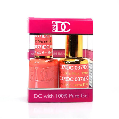 DND / DC Gel Nail Polish Matching Duo - 037 Terra Pink