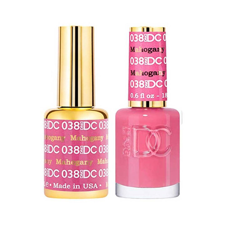 DND / DC Gel Nail Polish Matching Duo - 038 Mahogany