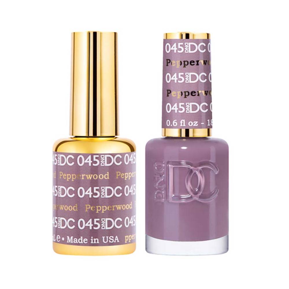 DND / DC Gel Nail Polish Matching Duo - 045 Pepperwood