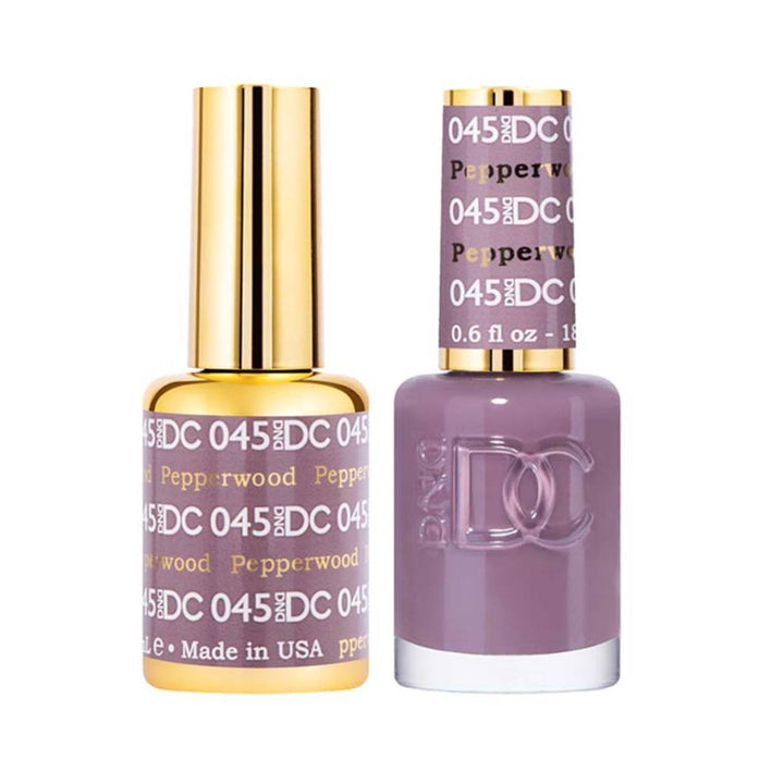 DND / DC Gel Nail Polish Matching Duo - 045 Pepperwood