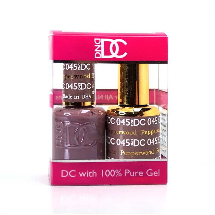 DND / DC Gel Nail Polish Matching Duo - 045 Pepperwood