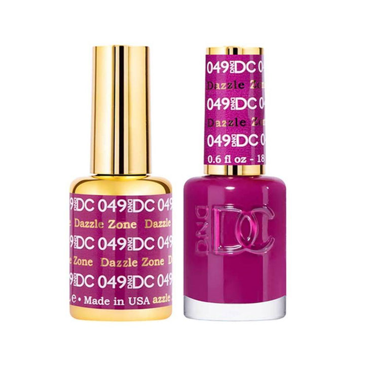 DND / DC Gel Nail Polish Matching Duo - 049 Dazzle Zone