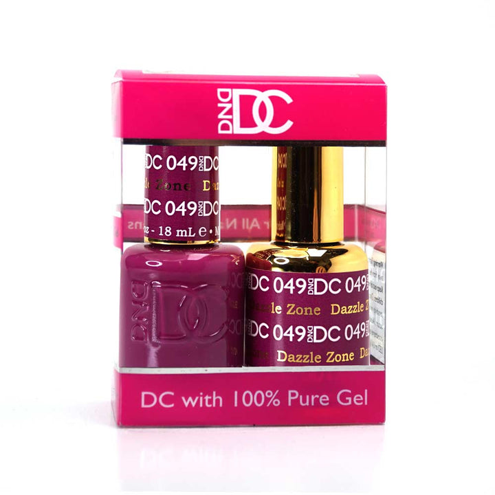 DND / DC Gel Nail Polish Matching Duo - 049 Dazzle Zone
