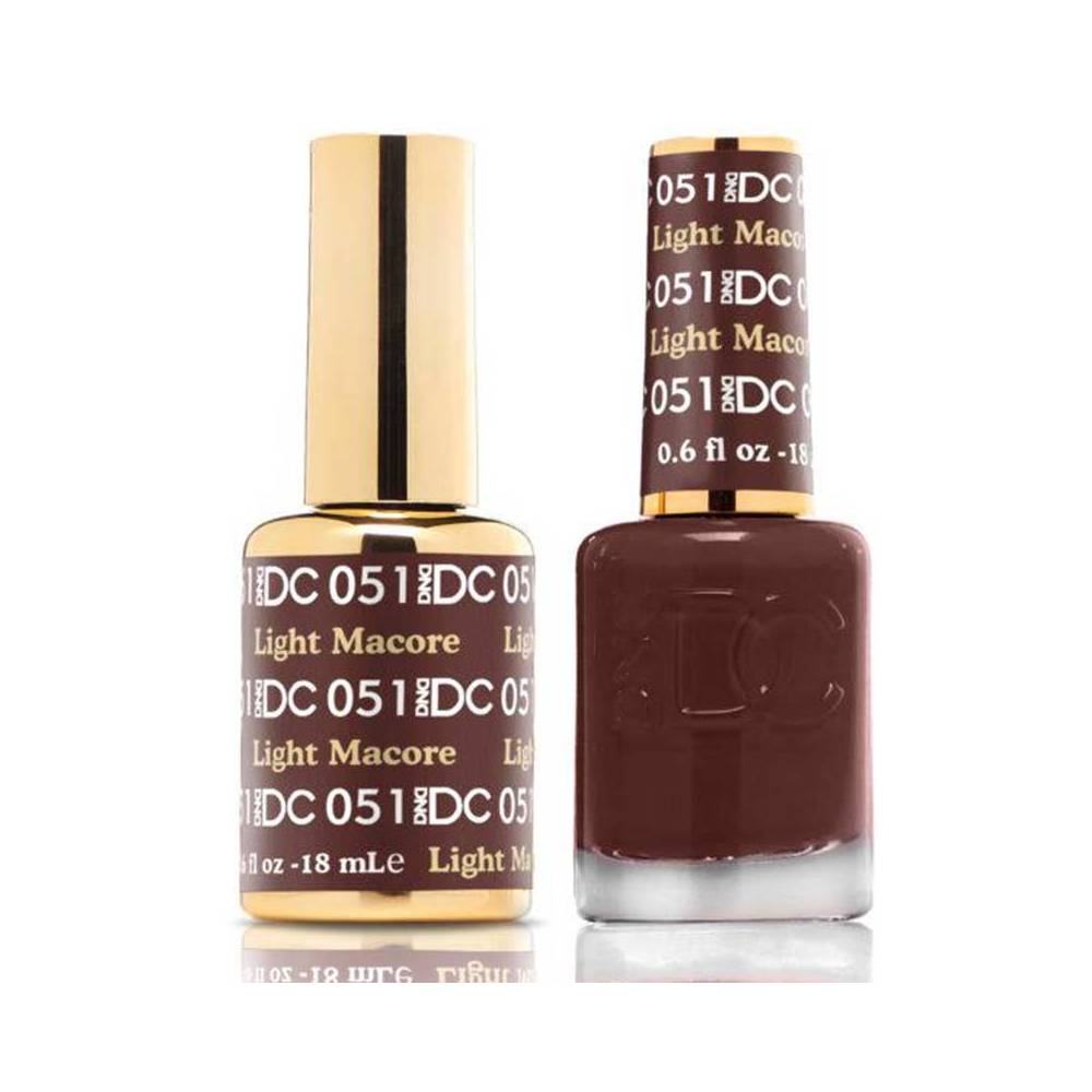 DND / DC Gel Nail Polish Matching Duo - 051 Light Macore
