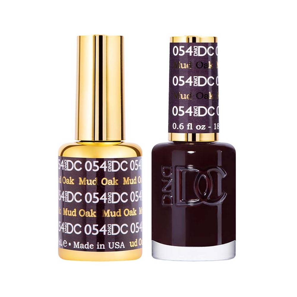 DND / DC Gel Nail Polish Matching Duo - 054 Mud Oak