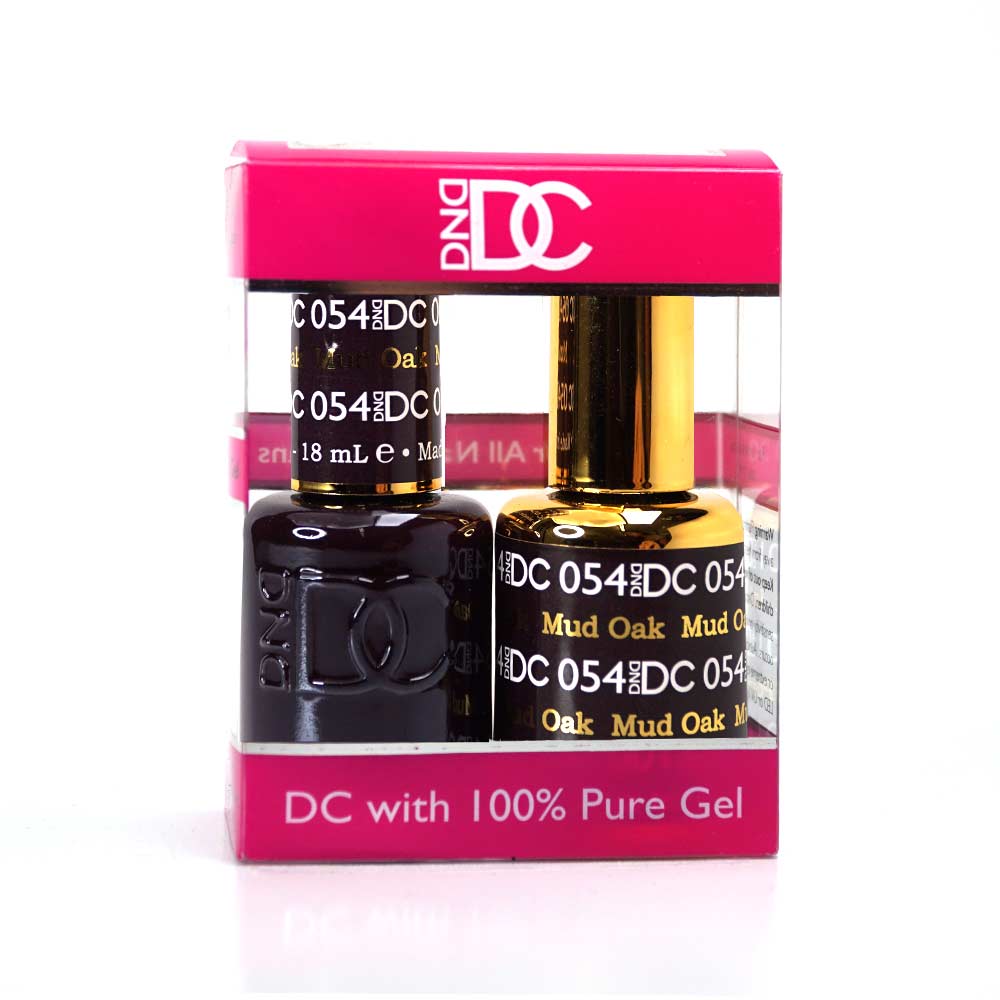 DND / DC Gel Nail Polish Matching Duo - 054 Mud Oak