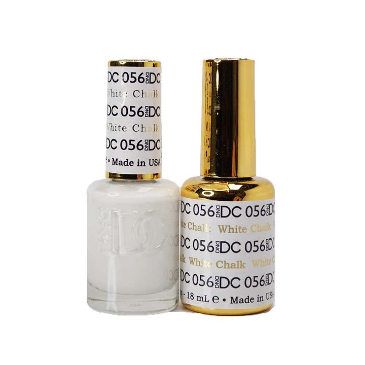 DND / DC Gel Nail Polish Matching Duo - 056 White Chalk