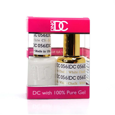 DND / DC Gel Nail Polish Matching Duo - 056 White Chalk