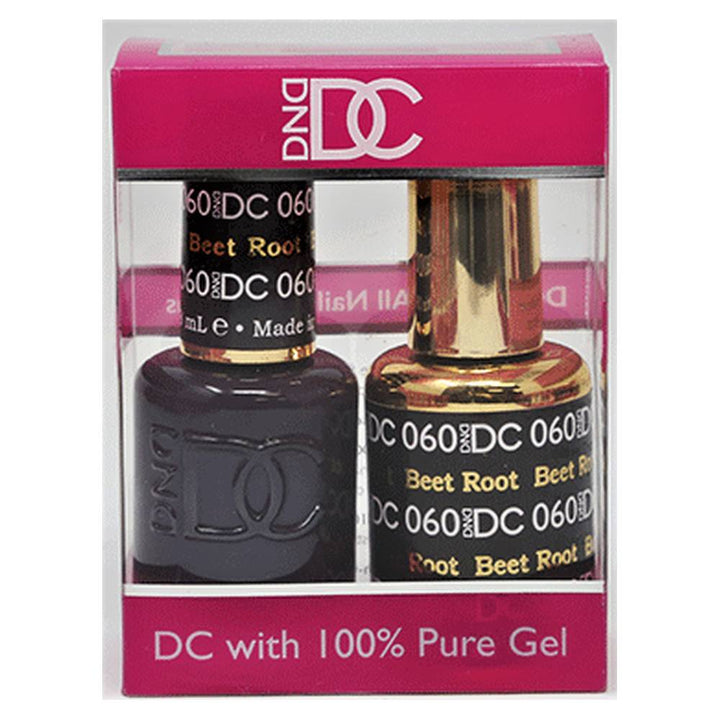 DND / DC Gel Nail Polish Matching Duo - 060 Beet Root