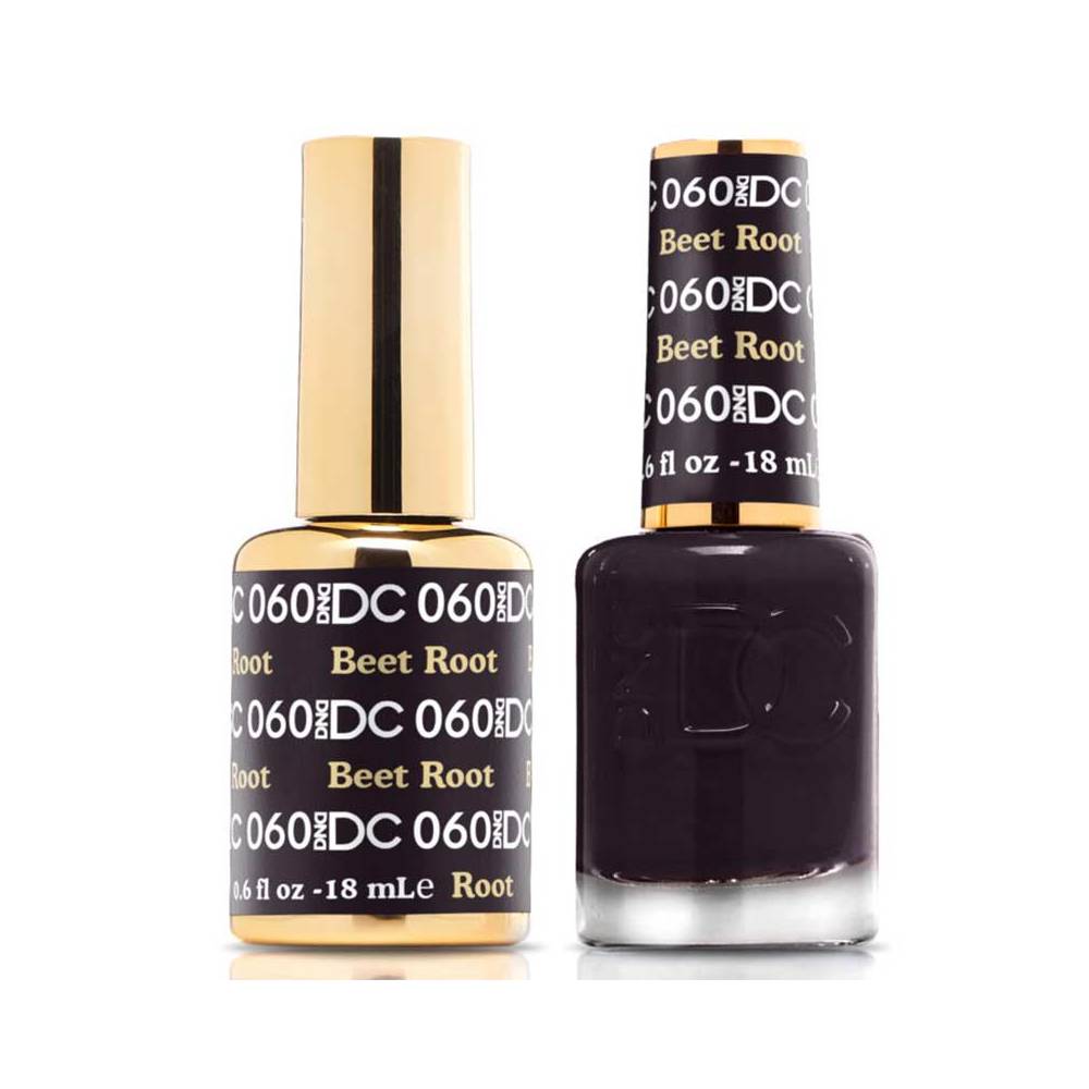 DND / DC Gel Nail Polish Matching Duo - 060 Beet Root