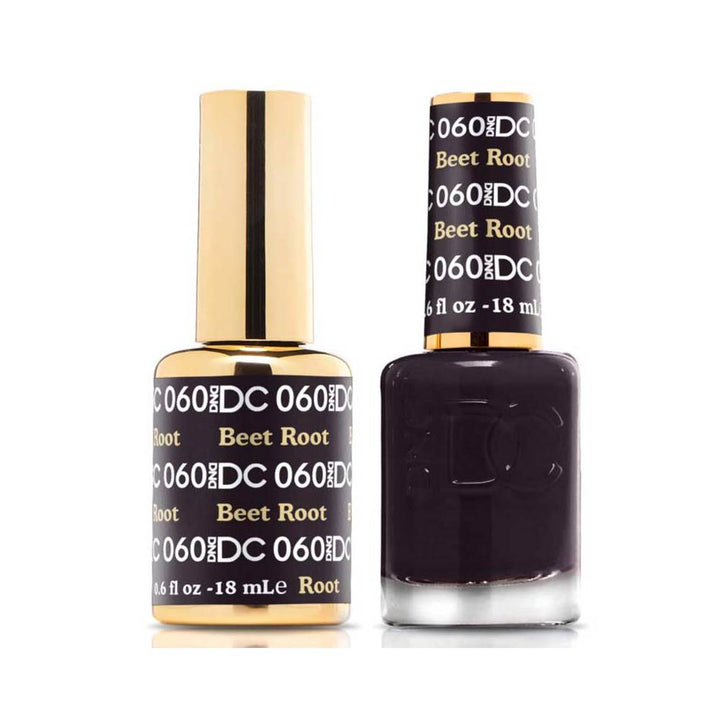 DND / DC Gel Nail Polish Matching Duo - 060 Beet Root