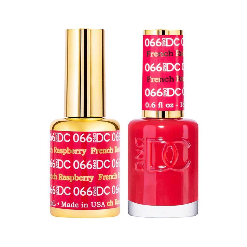 DND / DC Gel Nail Polish Matching Duo - 066 French Raspberry