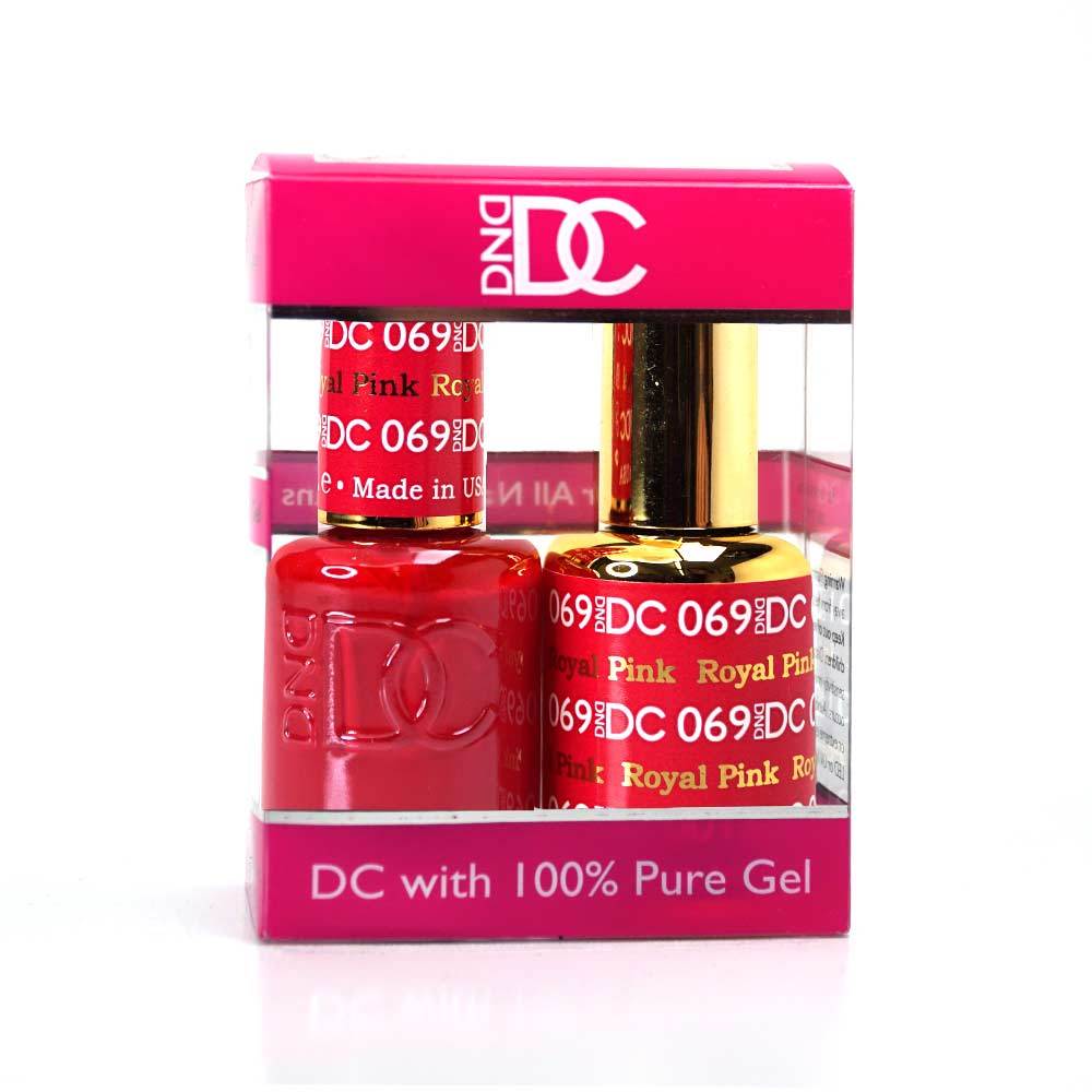 DND / DC Gel Nail Polish Matching Duo - 069 Royal Pink