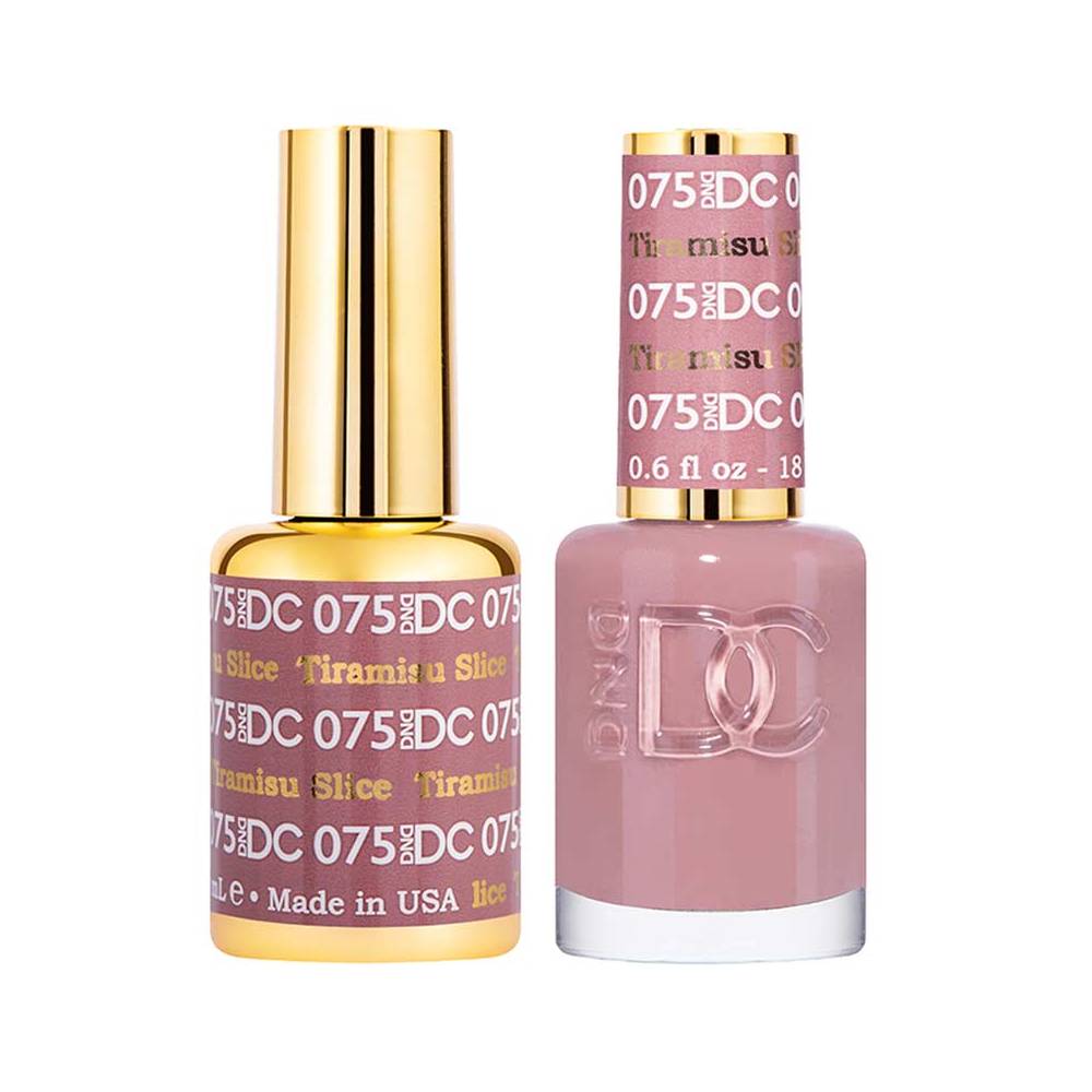DND / DC Gel Nail Polish Matching Duo - 075 Tiramisu Slice