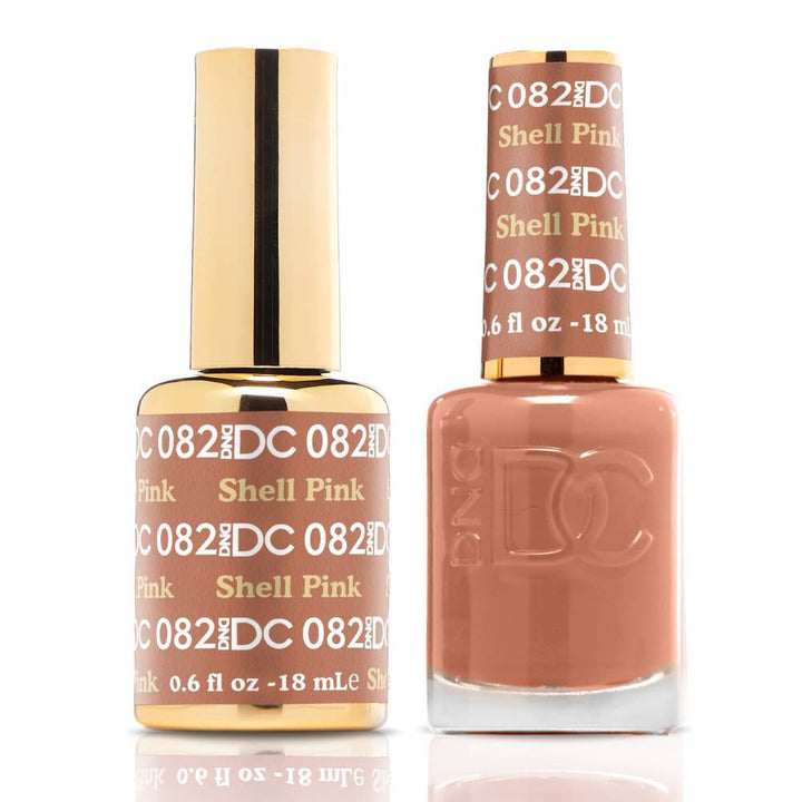 DND / DC Gel Nail Polish Matching Duo - 082 Shell Pink