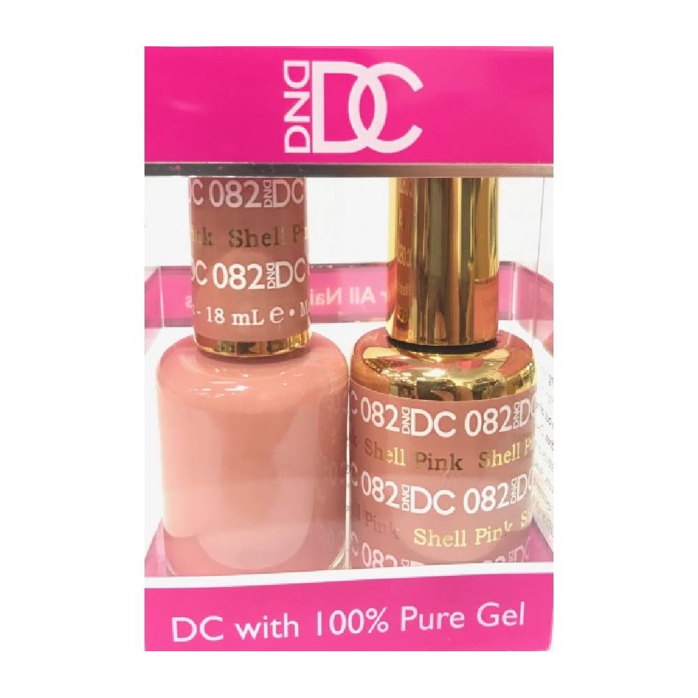 DND / DC Gel Nail Polish Matching Duo - 082 Shell Pink