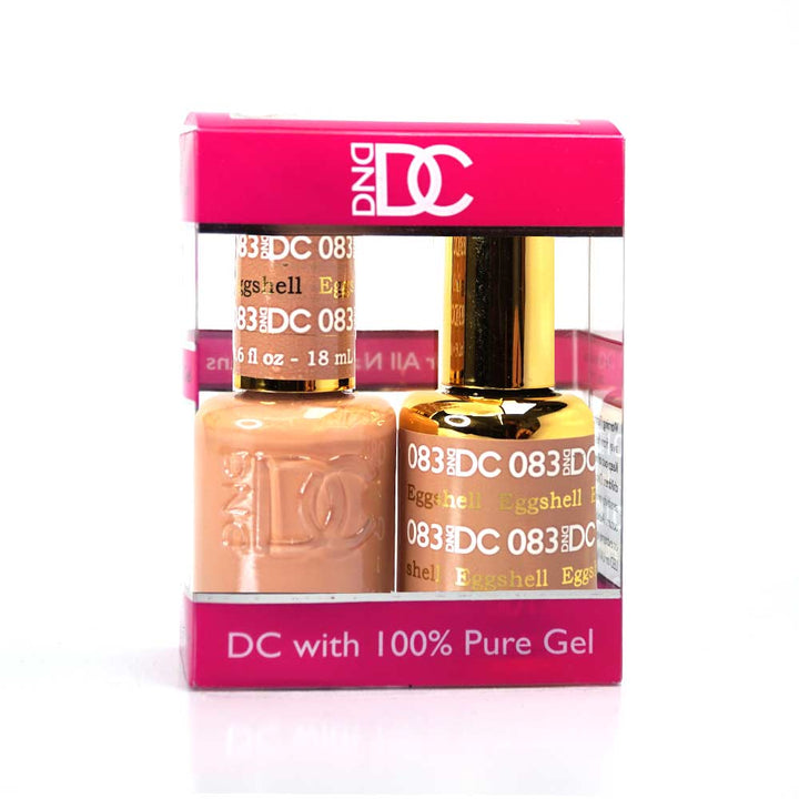 DND / DC Gel Nail Polish Matching Duo - 083 Eggshell