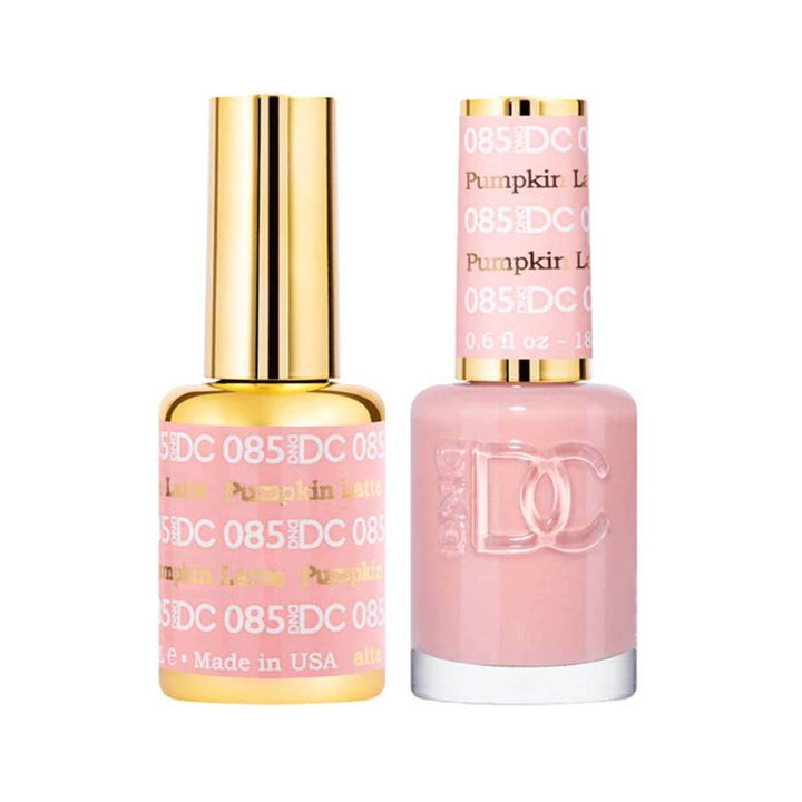 DND / DC Gel Nail Polish Matching Duo - 085 Pumpkin Latte