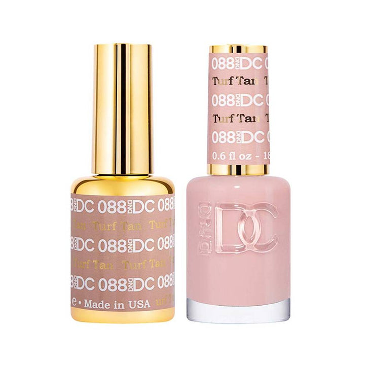 DND / DC Gel Nail Polish Matching Duo - 088 Turf Tan