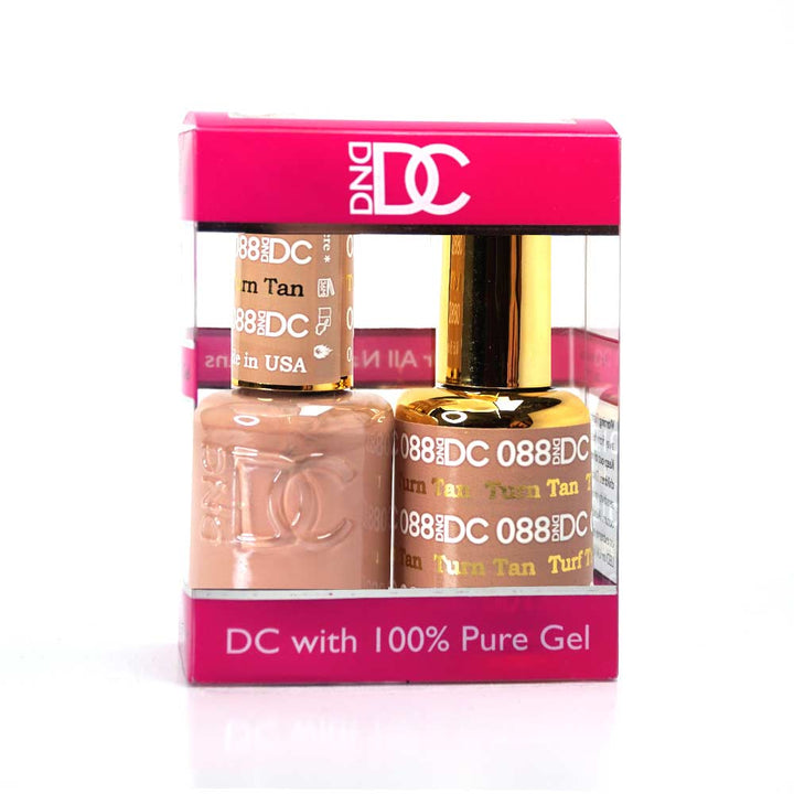 DND / DC Gel Nail Polish Matching Duo - 088 Turf Tan