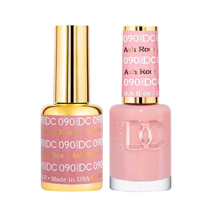 DND / DC Gel Nail Polish Matching Duo - 090 Ash Rose