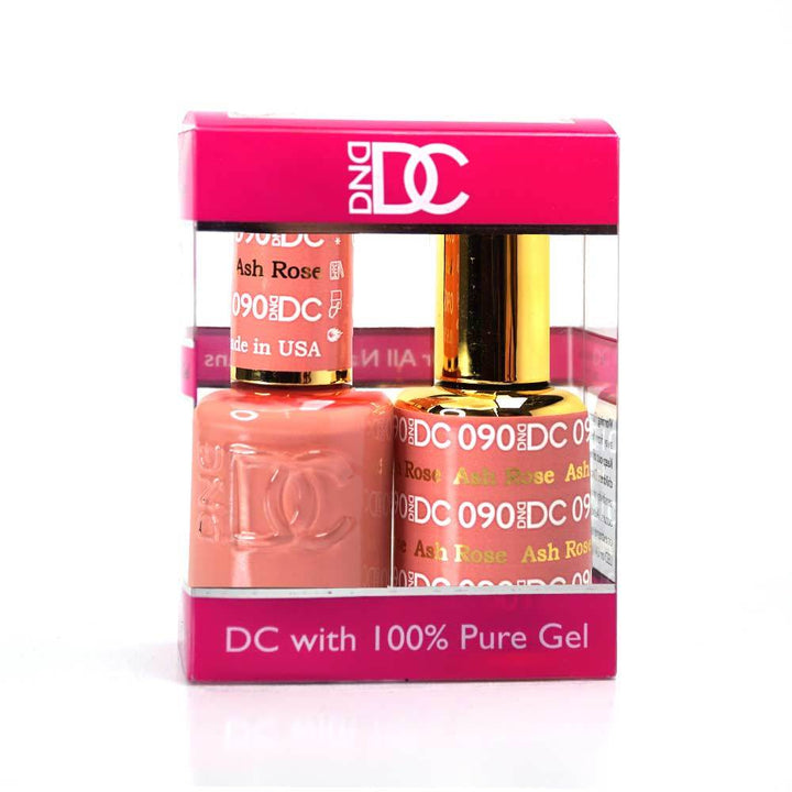 DND / DC Gel Nail Polish Matching Duo - 090 Ash Rose
