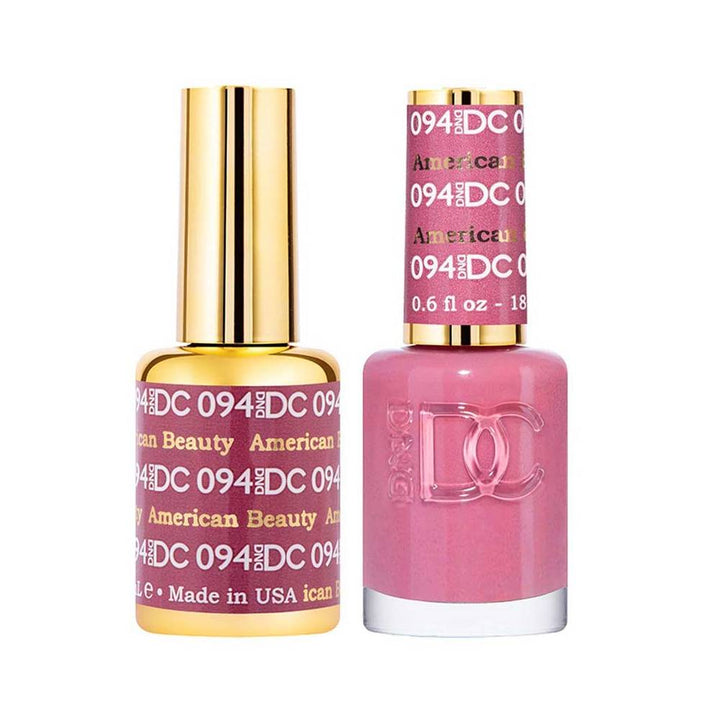 DND / DC Gel Nail Polish Matching Duo - 094 American Beauty