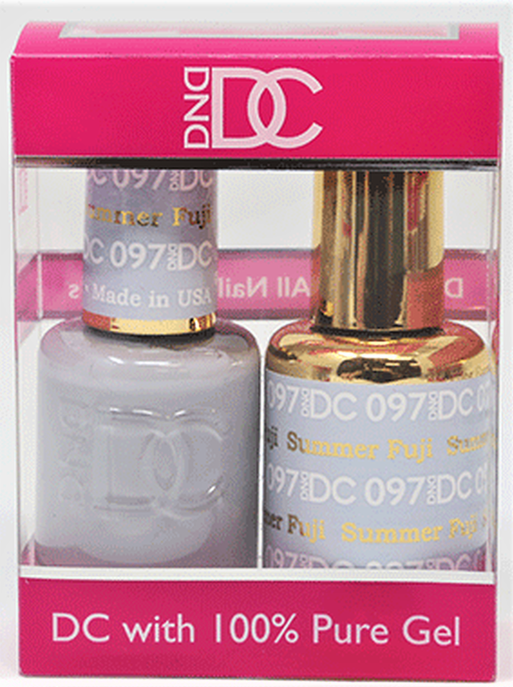 DND / DC Gel Nail Polish Matching Duo - 097 Summer Fuji